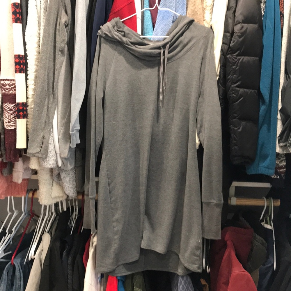 Athleta large sweatshirt dress